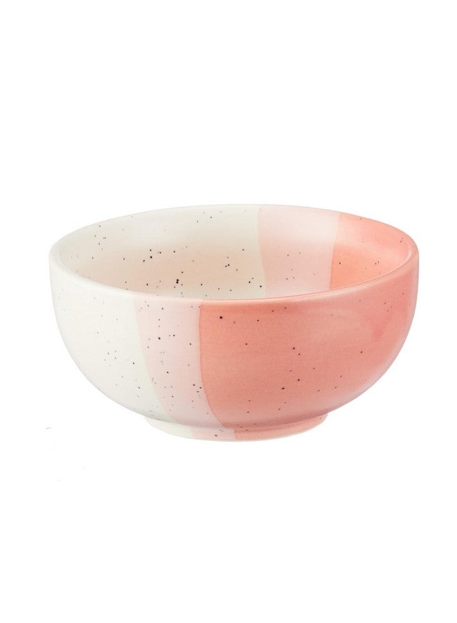 The Earth Store The Earth Store Tritone Pink Matte Ceramic Bowl Set of 6, 150ML Each | Vegetable Bowl | Dishwasher & Microwave Safe Bowl for Snack, Dal, Curry, Salad, Ideal for Gifting & Daily Use  - Image 3