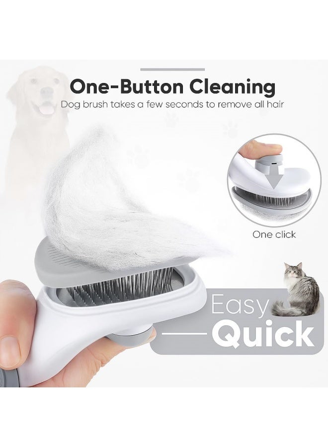 Cat Brush for Shedding & Grooming – Slicker Brush for Dogs and Cats with Long Hair – Removes Tangles, Mats & Loose Fur - Image 2