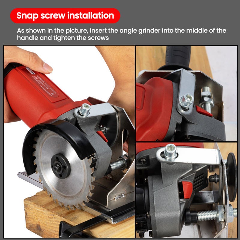 Multifunction HSS Angle Grinder Stand Professional Angle Cutting Bracket with Adjustable Base For 100mm Angle Grinder - Image 2