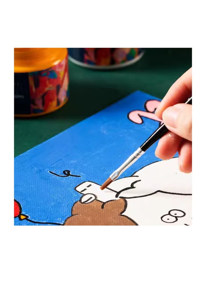 Deli Finenolo Acrylic Color 100ml Content Black - Image 3