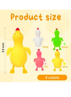 4 Pack Duck Squishy Stress Balls, Stretchy Squeeze Stress Relief Toys for Kids Adults, Fidget Party Favors Birthday Gifts Classroom Reward for Boys Girls - pzsku/Z0CB78C173CFBDF2FF73EZ/45/_/1720257456/b54fa422-5834-43ad-9048-e234b6b9c14c