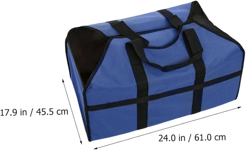 حقيبة كبيرة لحمل الحطب، حقيبة تخزين مغلقة، حقيبة حمل جذوع الأشجار الخارجية، وعاء عملي - Image 5