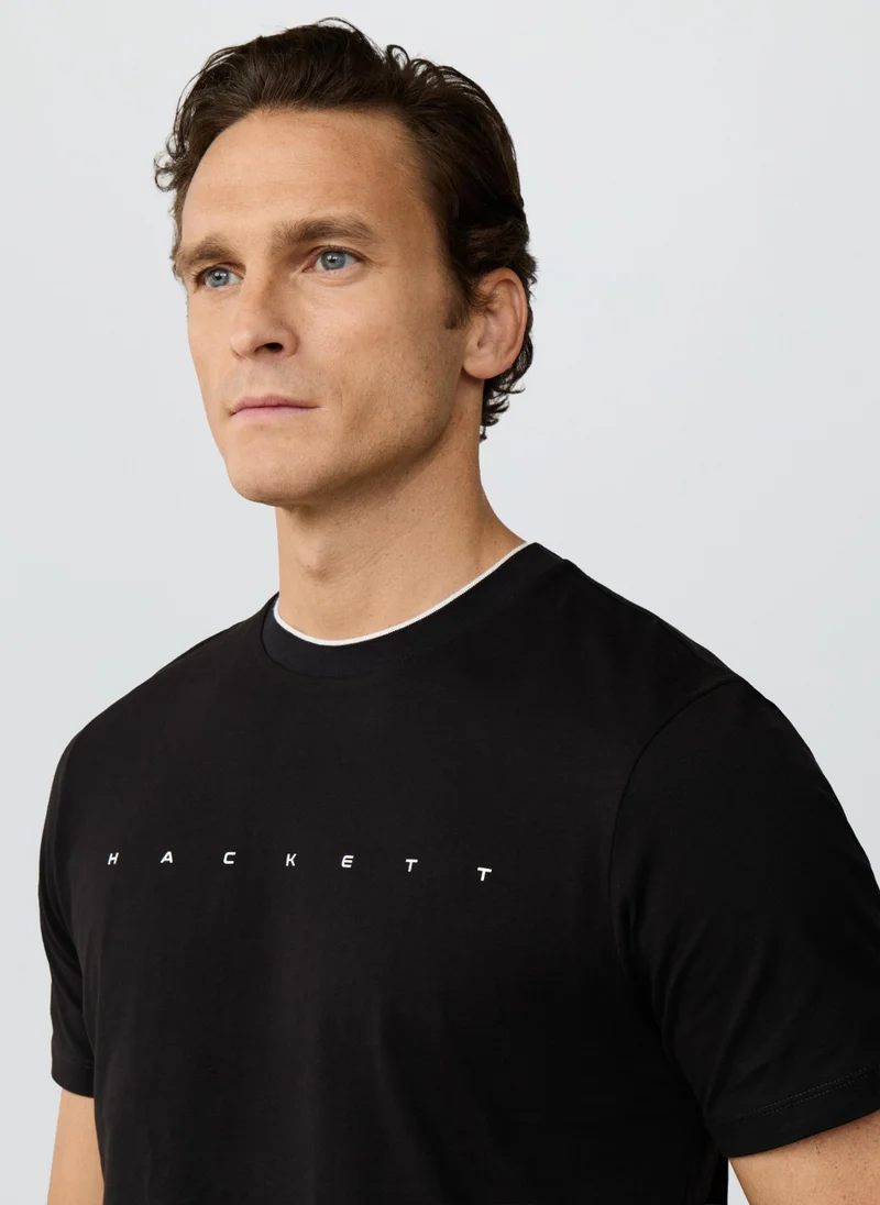 Hackett  Classic Fit Short Sleeve Branded T-Shirt for Men | Best Price UAE
