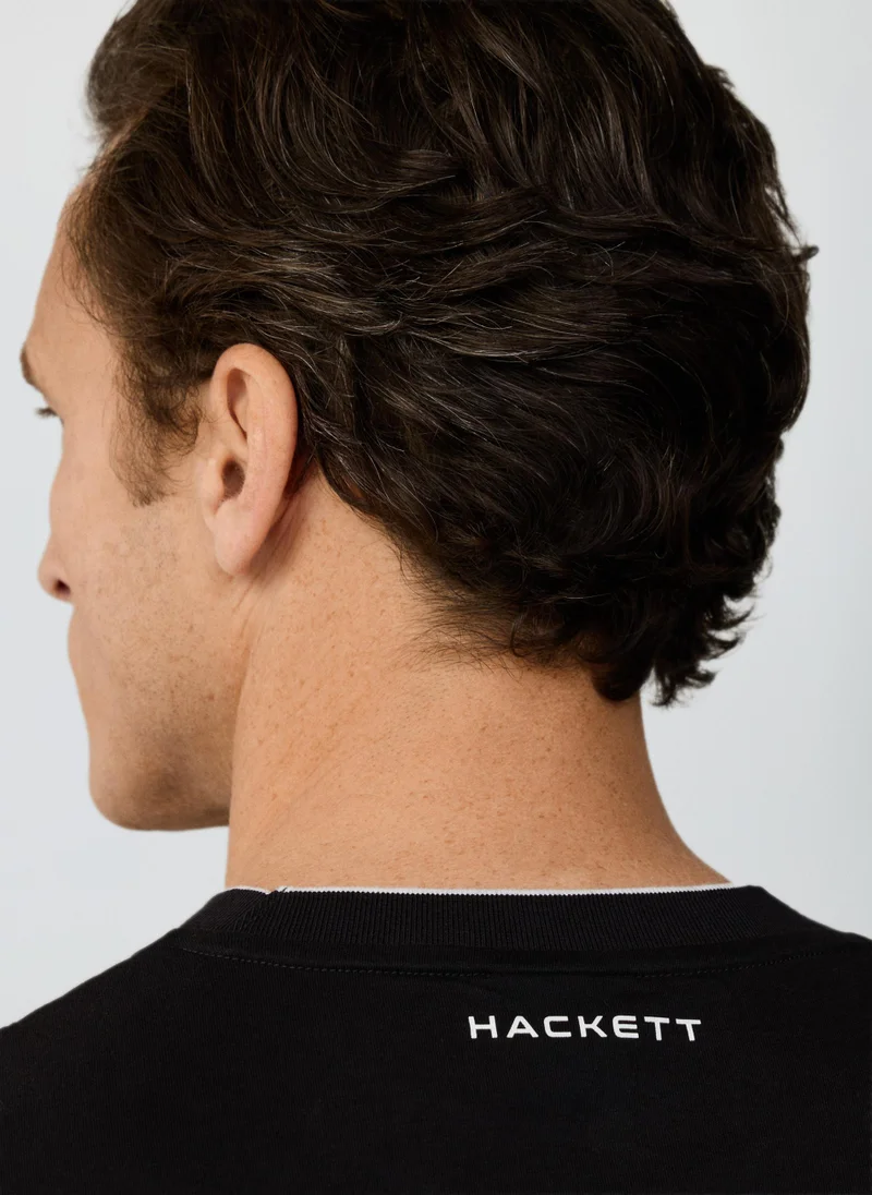 Hackett  Classic Fit Short Sleeve Branded T-Shirt for Men | Best Price UAE