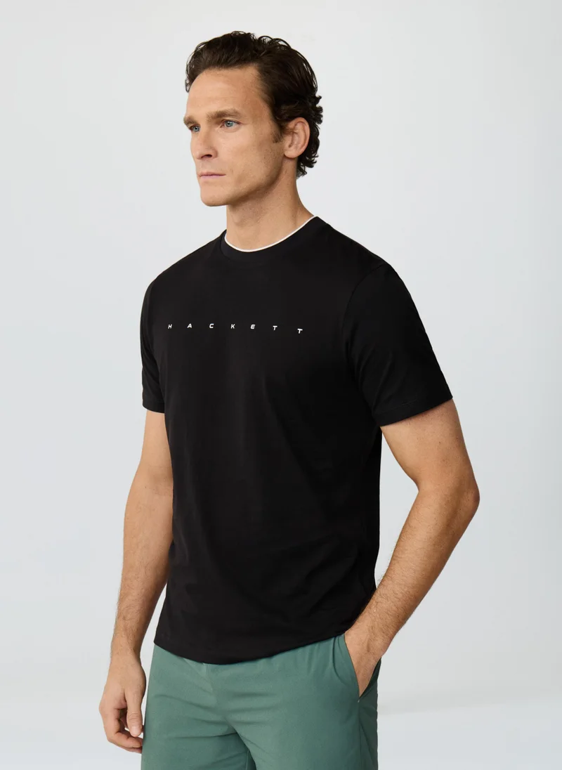Hackett  Classic Fit Short Sleeve Branded T-Shirt for Men | Best Price UAE
