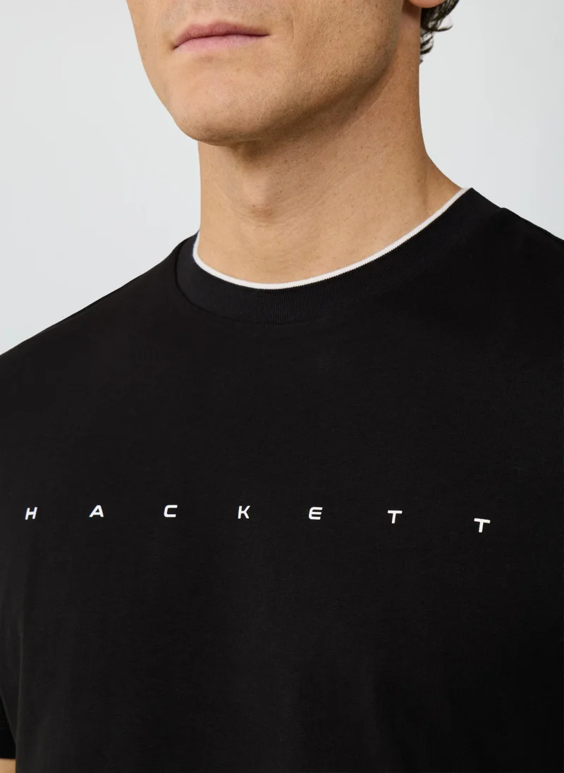 Hackett  Classic Fit Short Sleeve Branded T-Shirt for Men | Best Price UAE