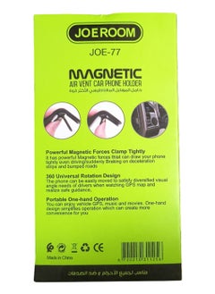 JOEROOM JOE-77 Magnetic Air Vent Car Phone Holder with 360° Rotation  - Image 2