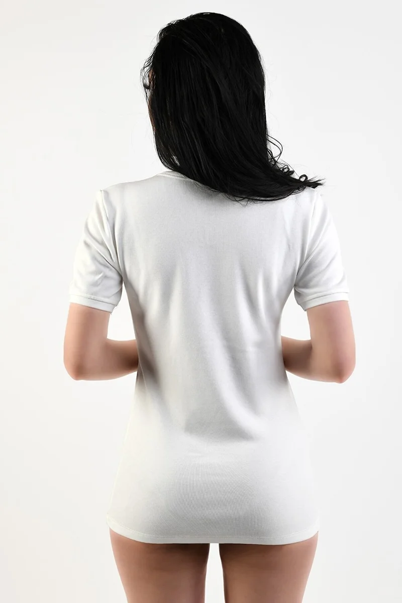 يو اس بولو اسن Women's 15069 Thermal Short Sleeve T-Shirt