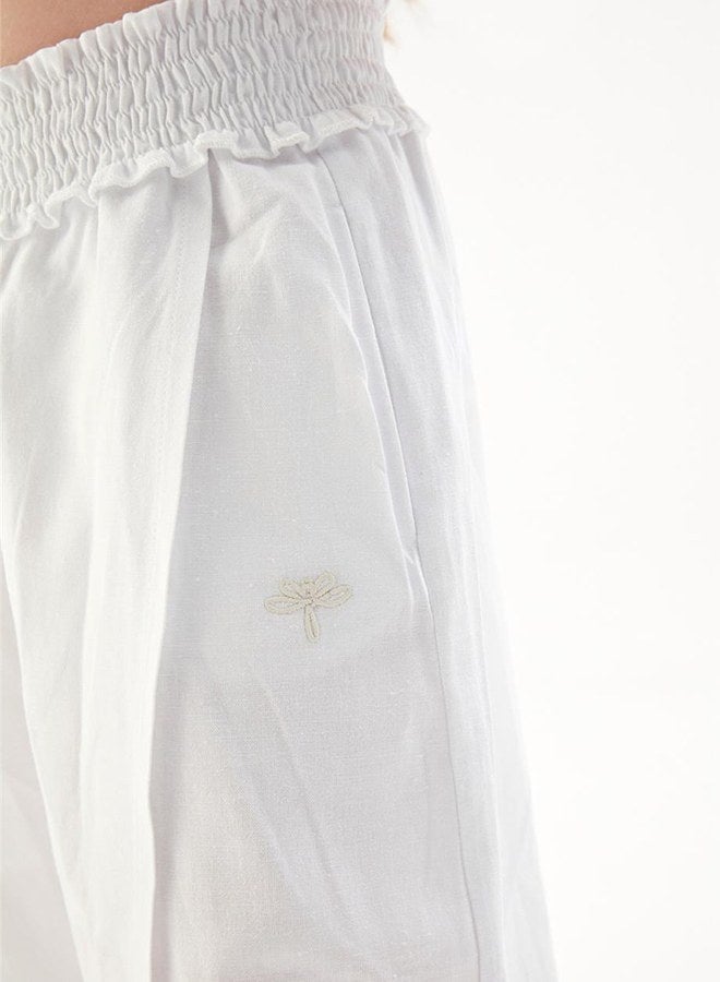 Tyess Girl White Trousers - Image 3