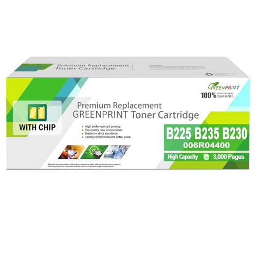 GREENPRINT 006R04400 Remanufactured Toner Cartridge B225 B235 B230 High Capacity 3000 Pages for B225 B235 B230 B225DNI B235DNI B230DNI Printers (1 Black) - Image 1