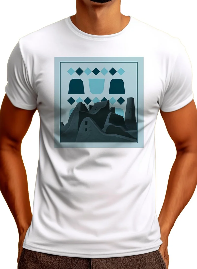 Lowha Cotton T-Shirt for Saudi National Day, Founding Day, Everyday Saudi Pride Wear for Women & Men