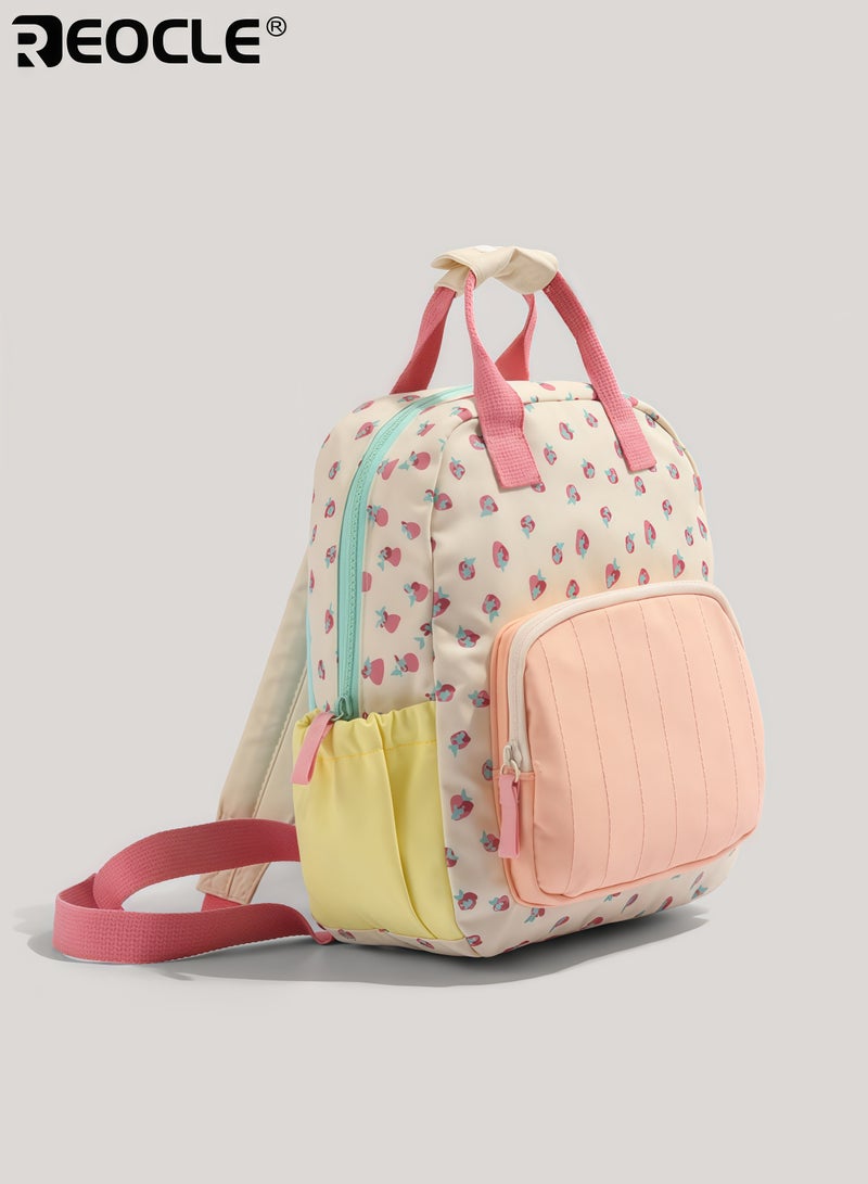 REOCLE Girl's Backpack with Cartoon Design and Breathable Comfort Mini Daypack for School Weekend Travel - Image 4