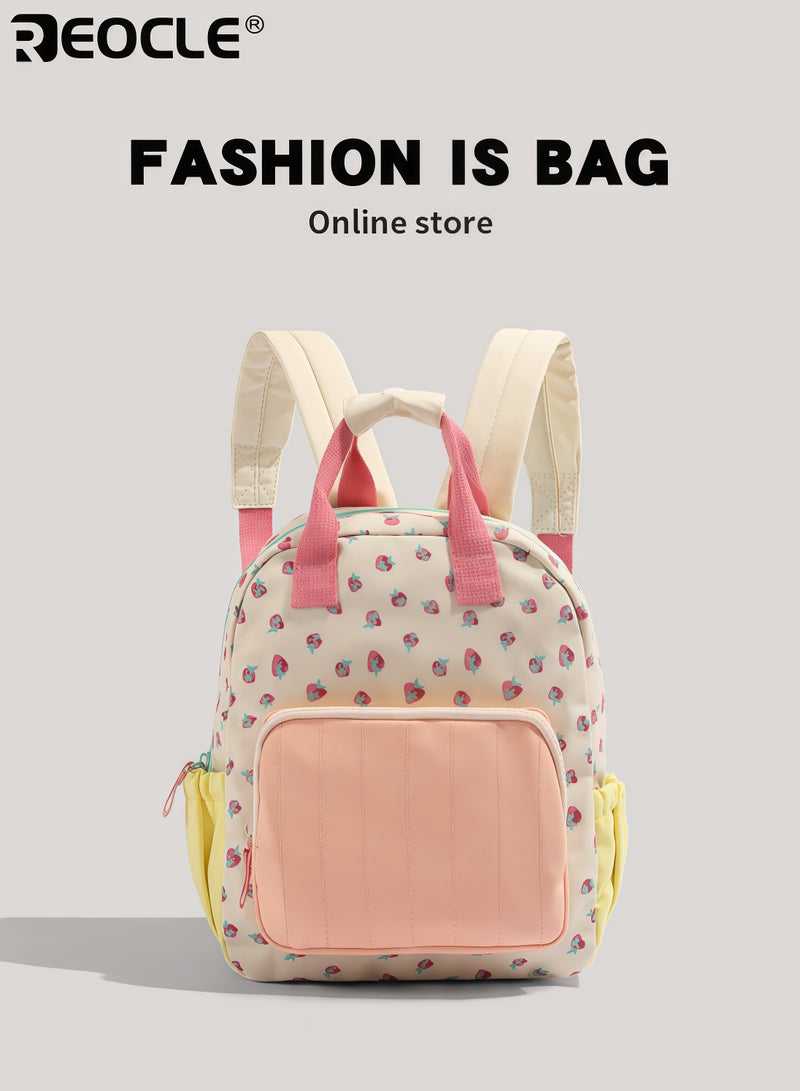 REOCLE Girl's Backpack with Cartoon Design and Breathable Comfort Mini Daypack for School Weekend Travel - Image 3