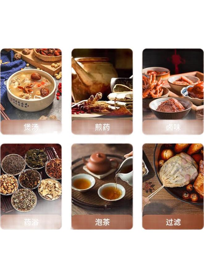 Maryya Filter Bags, Gauze Soup Strainer Bags, Tea Bags, Marinade Strainer Bags, Decoction Bags, Seasoning And Herbal Medicine Bags - Image 3