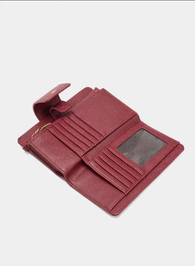 PARFOIS Red Wallet with mobile phone pocket for Women | Best Price UAE