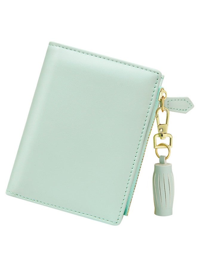 GEEAD Small Wallets For Women Bifold Slim Coin Purse Zipper Id Card Holder - Image 1