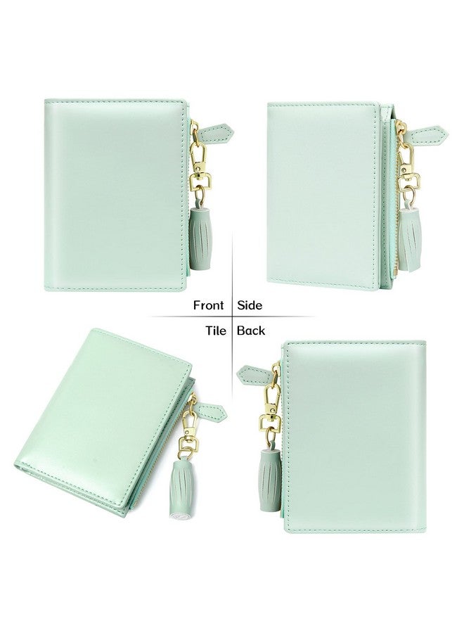 GEEAD Small Wallets For Women Bifold Slim Coin Purse Zipper Id Card Holder - Image 5