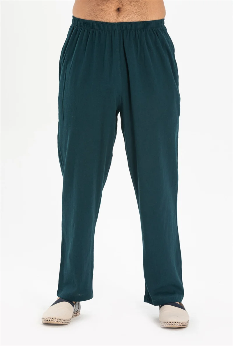 اكبينيز Şile Cloth Men's Shalwar Pants Petrol Ptrl