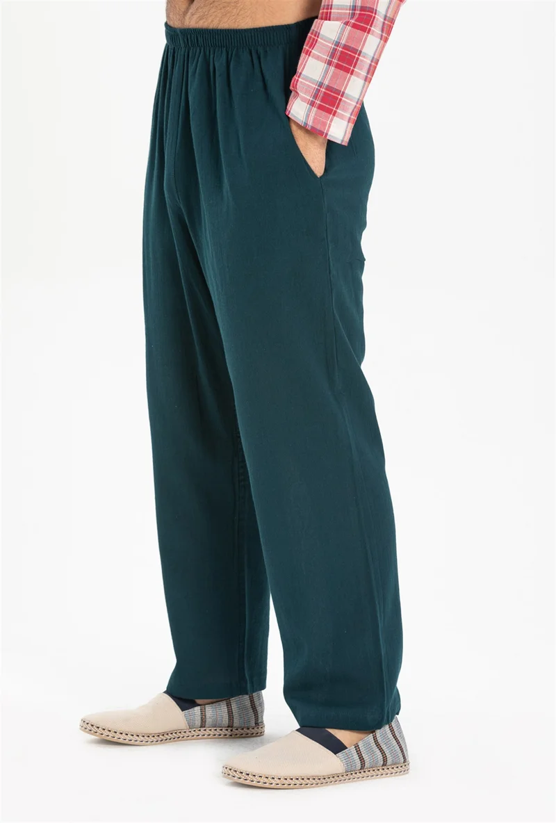اكبينيز Şile Cloth Men's Shalwar Pants Petrol Ptrl