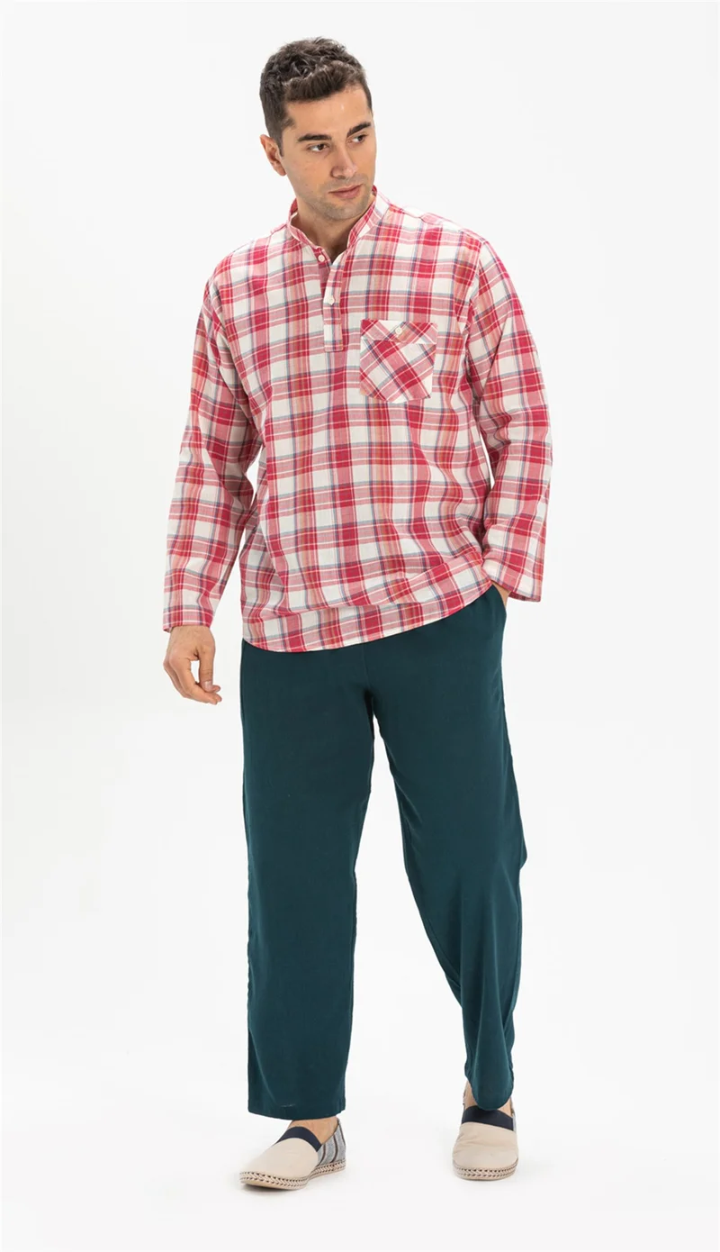 اكبينيز Şile Cloth Men's Shalwar Pants Petrol Ptrl