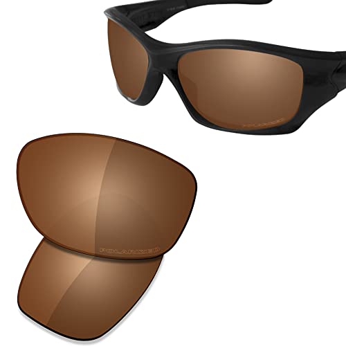 SAUCER Premium Replacement Lenses & Rubber Kits for Oakley Pit Bull OO9127 | Pit Bull Asian Fit OO9161 Sunglasses High Defense - Amber Brown Polarized - Image 2