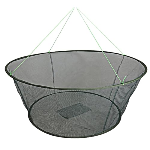 EASY BIG Foldable Fish Catching Net, Hand Cast Cage for Shrimp and Crab - Image 1