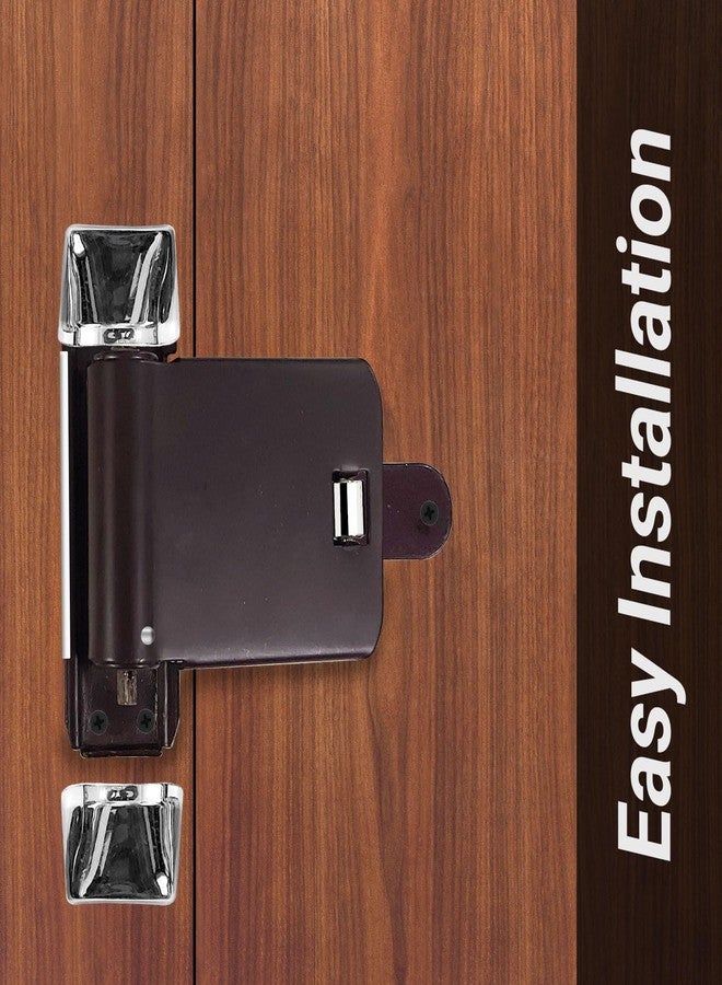 Volo Helix Door Closer, Spring Action Type, Door Closer for Wooden Door, for Residential/Commercial Purpose for Light Weight & PVC Door (Helix Brown) - Image 3
