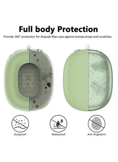 Silicone Cases Suitable for Apple AirPods Max 3-in-1 Headphones Anti-Scratch Ear Cups Cover Headband Cover and Ear Pad Protector Case Skin Accessories (Green) - pzsku/Z0CB8AC2F235785FE7858Z/45/_/1685270184/77512c00-4b60-481f-8395-fa30601d717c