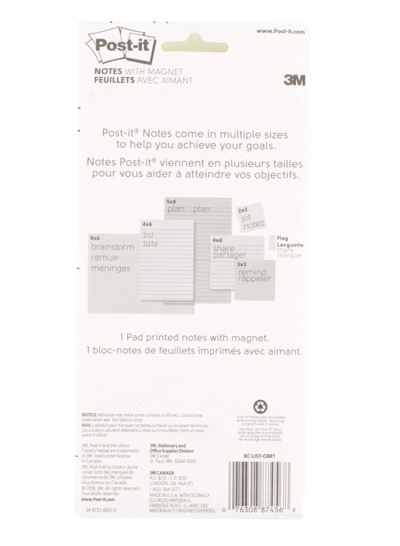 Post It 1 Pack Get It Done Printed Note Gradient Design 3.8 Inch X 7.8 Inch - Image 3