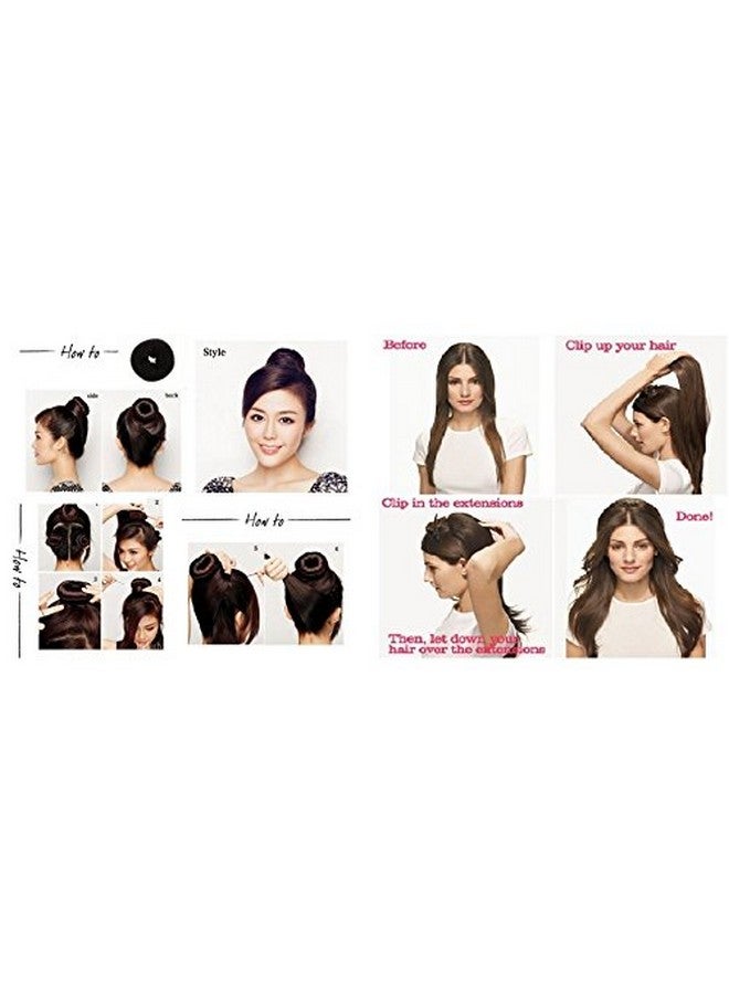 Out Of Box Set Of 3 Hair Pin Puff And Donut Bun Three Size Oob_1112 Extreme Hair Volumizer Bun with Round Comb - Image 2