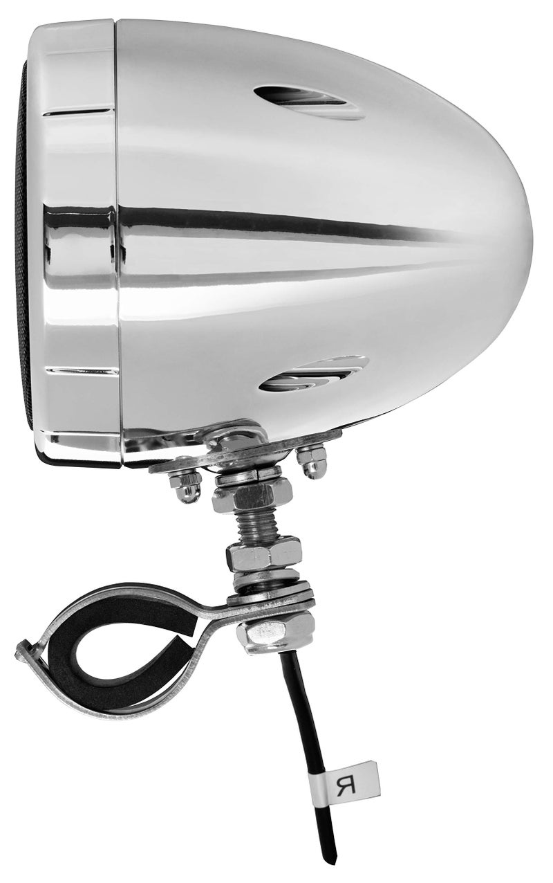 BOSS AUDIO SYSTEMS نظام الصوت BOSS MC470B مكبرات صوت دراجة نارية كاملة النطاق 3 بوصة ونظام صوت مضخم - مضخم صوت بلوتوث 2 قناة، مقاوم للعوامل الجوية، تحكم في الصوت، متوافق مع ATV UTV - Image 4