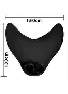 CATANES Mermaid Swim Fins Fish Monofin Tail Shape Flippers Swimming Diving Snorkeling Swimwear Water Toys for Children Teens Adult 130-150cm 370G  - Image 2