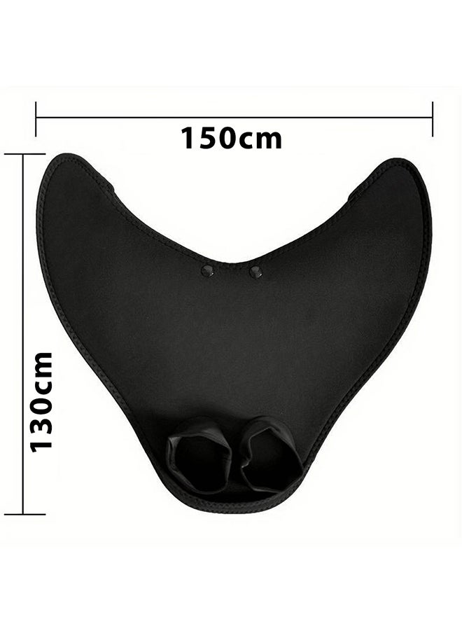 CATANES - Mermaid Swim Fins Fish Monofin Tail Shape Flippers Swimming Diving Snorkeling Swimwear Water Toys for Children Teens Adult 130-150cm 370G - Image 1