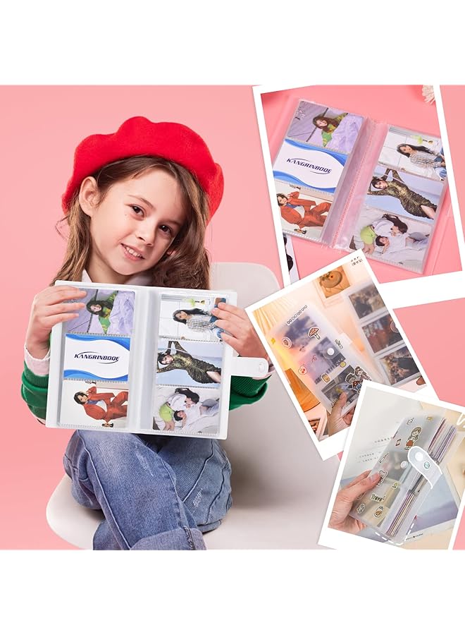 erorex Kpop Photocard Holder Book Photocard Sleeves Photocard Binder Card Protectors Sleeve Pages Transparent 240 Cards Photo Album For Fujifilm Instax Mini 11 90 70 50S 26 25 9 8+ 7S Polaroid Snap - Image 2