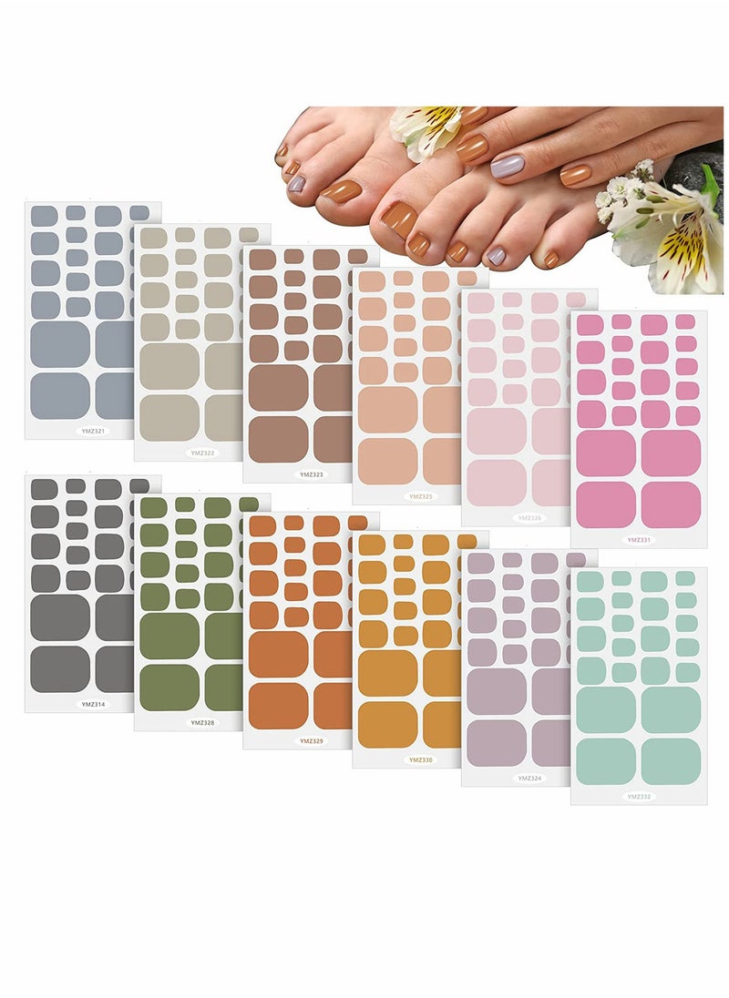 SYOSI Toenail Stickers, Glitter Toenail Wraps, 16 Sheets 352 Pieces, Adhesive Toenail Art Polish Decals Full Wrap Polish Stickers Tips, for Women DIY Toenails Designs  - Image 1