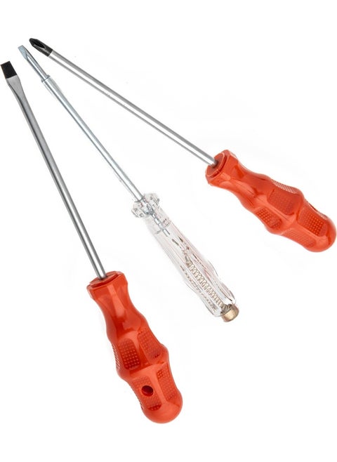 Screwdriver Set of 3 Pcs 3 Pcs No:4 Phillips Screwdriver Flat Screwdriver Test Pen