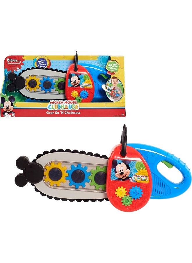 Just Play العب فقط لعبة Disney Junior Mickey Mouse Clubhouse Gear ‘N Go Chainsaw  - Image 1