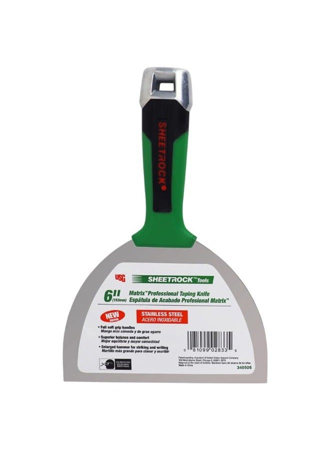 Sheetrock USG Sheetrock MATRIX Professional Joint Knives (6-Inch, Stainless Steel) - Image 2
