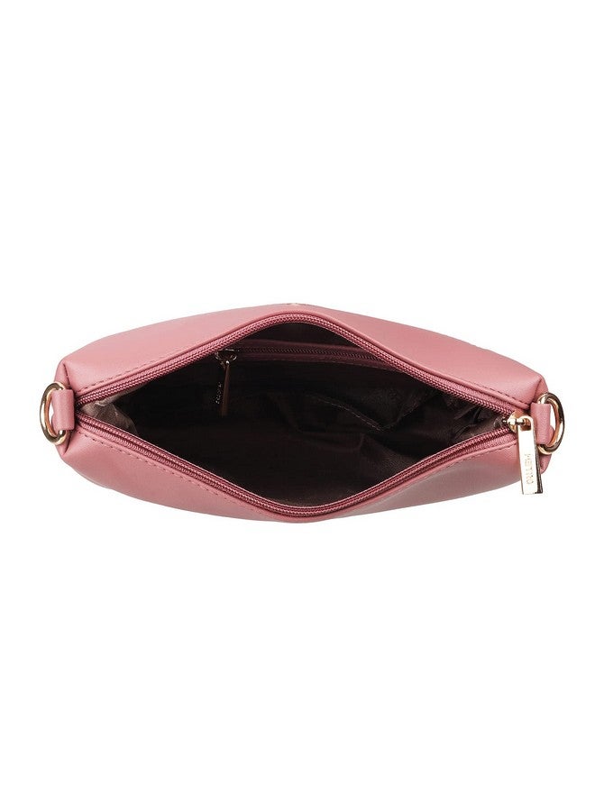Metro Women Peach Zip Top Sling Bag (66-7352) - Image 2