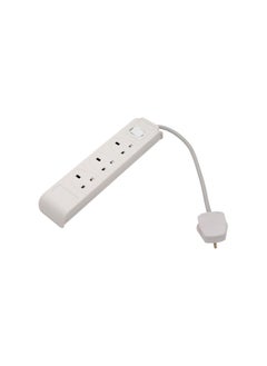 Generic Power Strips Extension Cord | 3 Sockets Universal Plug Adapter with 3Meter Bold Extension Cable | Power Socket | Extension Board | Extension Cable | Extension Socket (White)  - Image 2