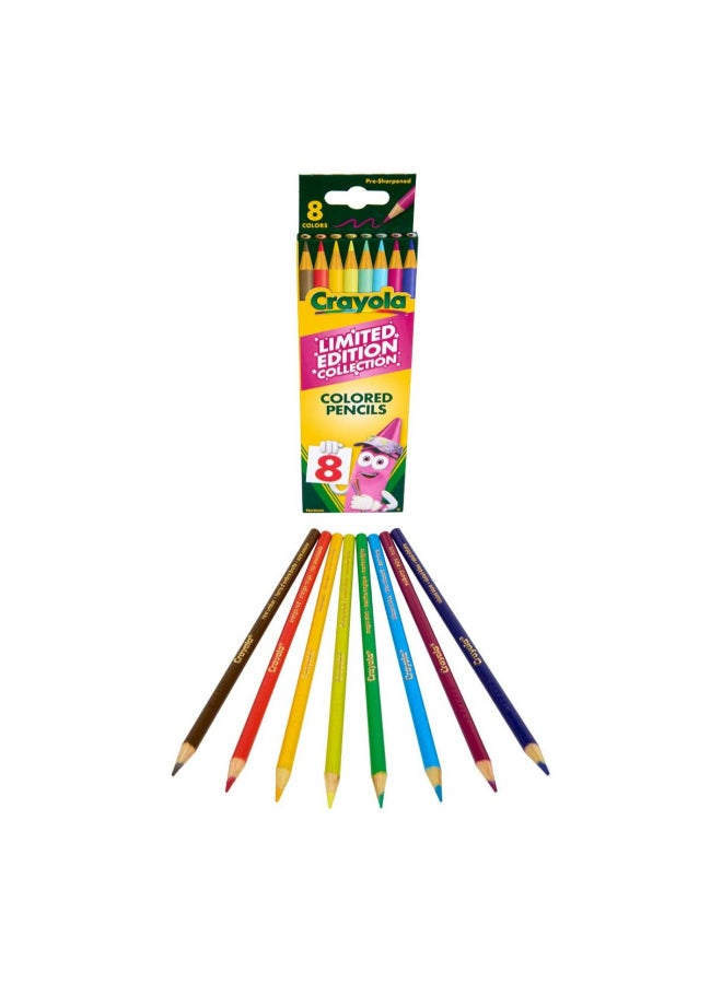 Crayola Limited Edition Colors Colored Pencils, 8 Count, Retired Colors - Image 1