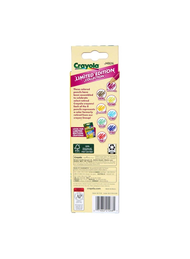 Crayola Limited Edition Colors Colored Pencils, 8 Count, Retired Colors - Image 4