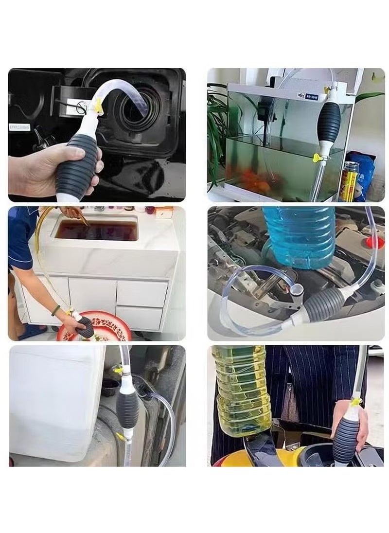 Generic - Manual pump for suction of oil and gasoline, and also suitable for water 1.5m - Image 1