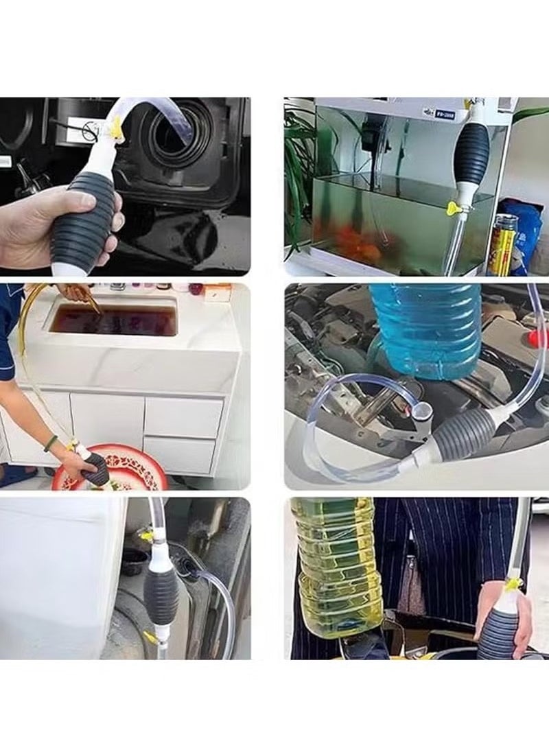 Generic - Manual pump for suction of oil and gasoline, and also suitable for water 1.5m - Image 1