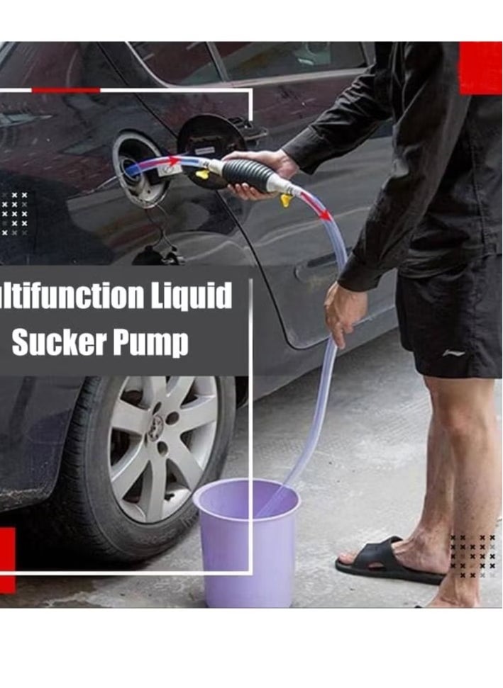 Generic - Manual pump for suction of oil and gasoline, and also suitable for water 1.5m - Image 1