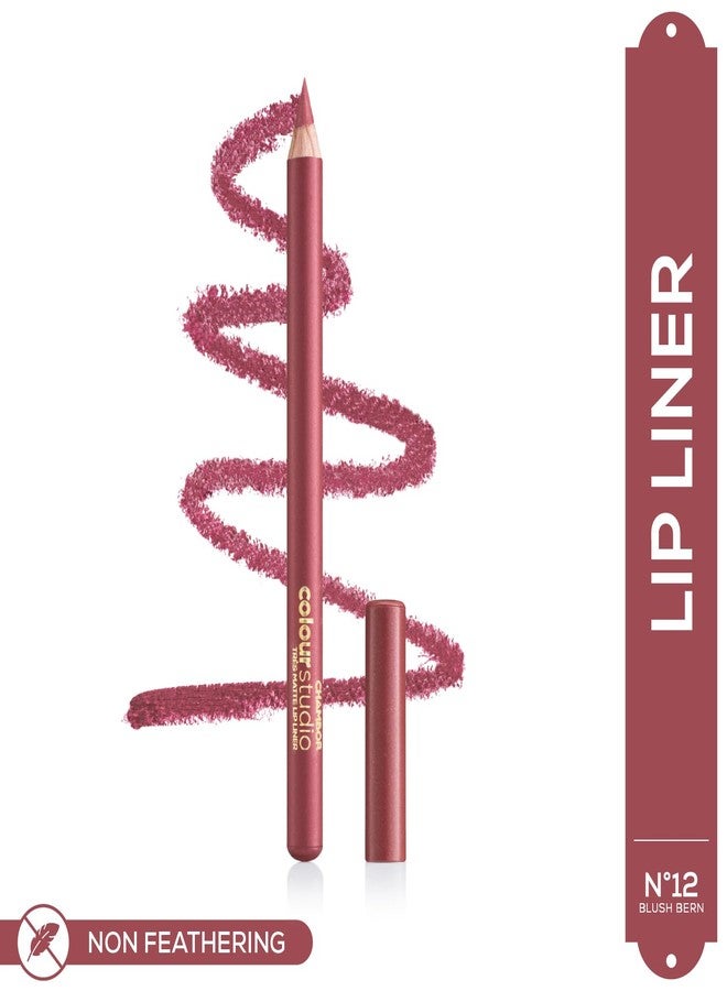 تشامبر محدد شفاه شامبور كولور ستوديو تريس مات - 1.14 غرام - 12 لون أحمر خدود برن - Image 2