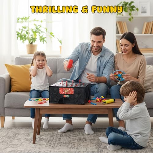 LovesTown Balloon Pop Game Blast Box Board Games for Family Night Juegos De Mesa Birthday Gifts Party Supplies for Adults and Kids - Image 5
