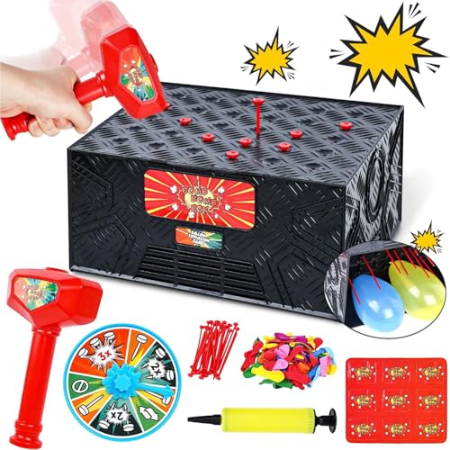 LovesTown Balloon Pop Game Blast Box Board Games for Family Night Juegos De Mesa Birthday Gifts Party Supplies for Adults and Kids - Image 1