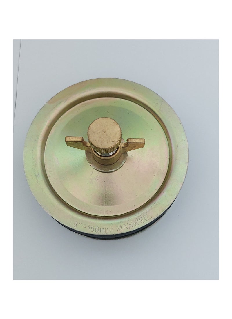 MAXWELL Drain Test Plug 6 Inch (150 Mmm) With Brass Cap And Brass Wing Nut - pzsku/Z0CBA09014D7E2F38E63EZ/45/_/1695134001/44cd50ea-55a1-4580-b66b-545a3593afc0