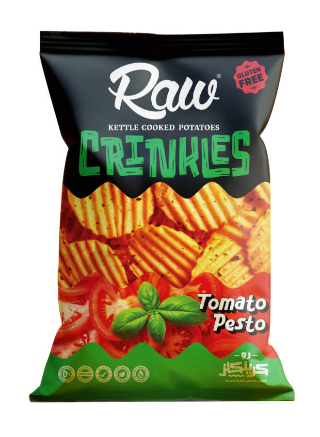 رو رقائق بطاطس كرينكل بنكهة بيستو الطماطم 65-75 جرام